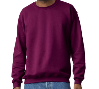 CAMP MORE WORRY LESS: Unisex Crewneck in Maroon