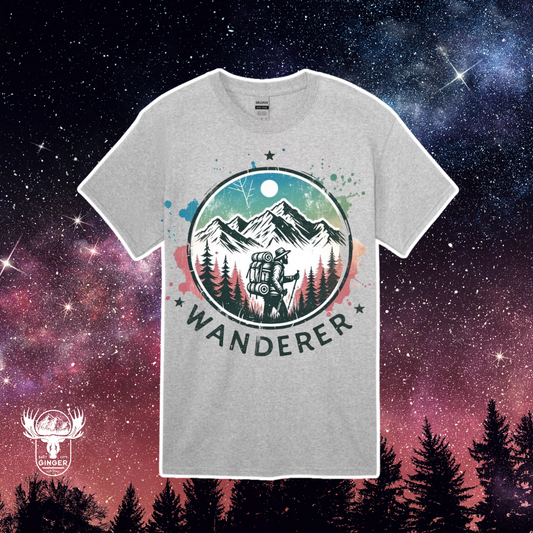 WANDERER: Unisex T-Shirt in Sport Grey